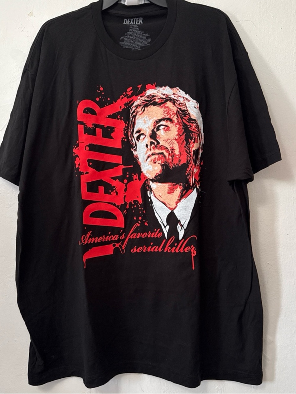 Dexter America’s Favorite Serial Killer Men’s black graphic tee #dexter #tvshow